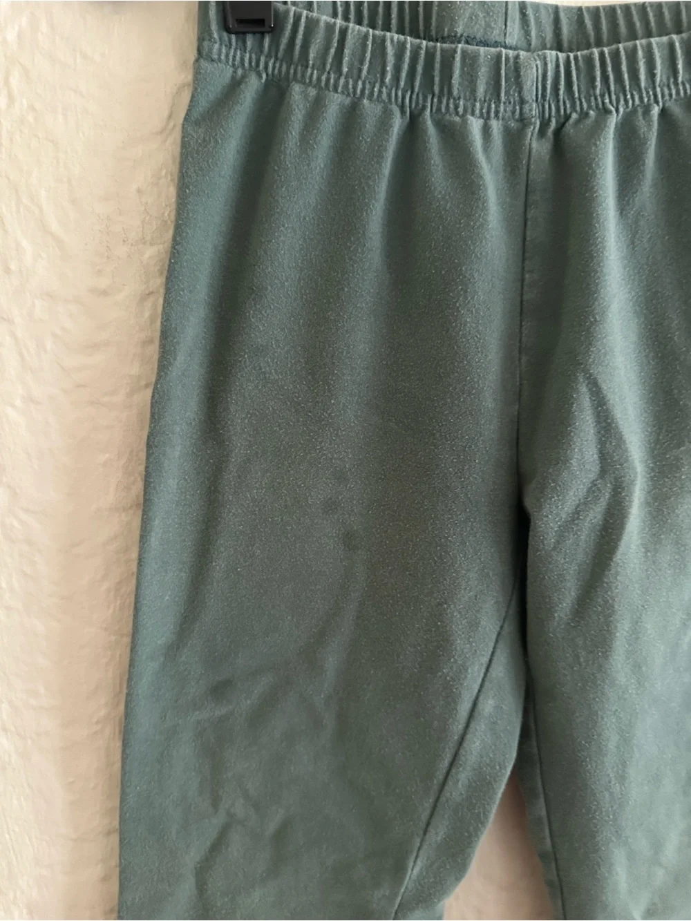 Hanna Andersson Slate Green Cropped Capri Leggings Kids Girls 8